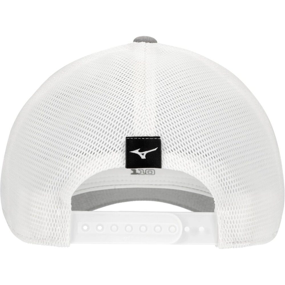 Unisex Meshback Golf Hat Polyester Crossed Clubs Embroidered Snapback Cap - Picture 2 of 4